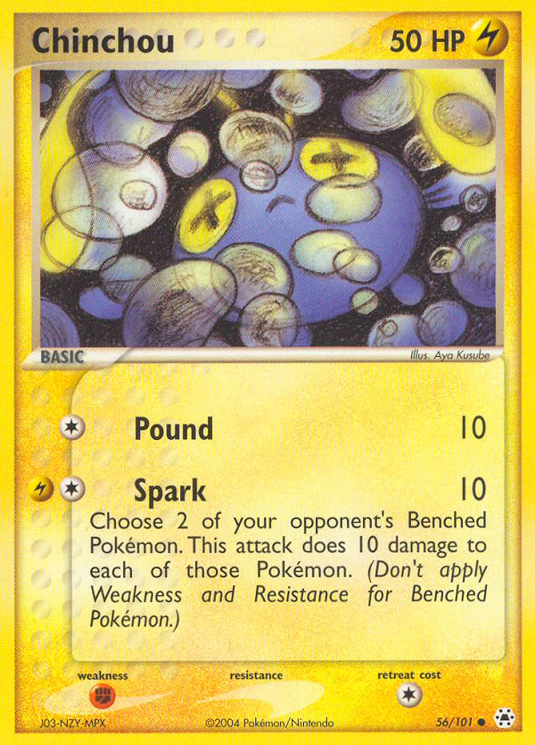 Chinchou (56/101) [EX: Hidden Legends] | Good Games Morley