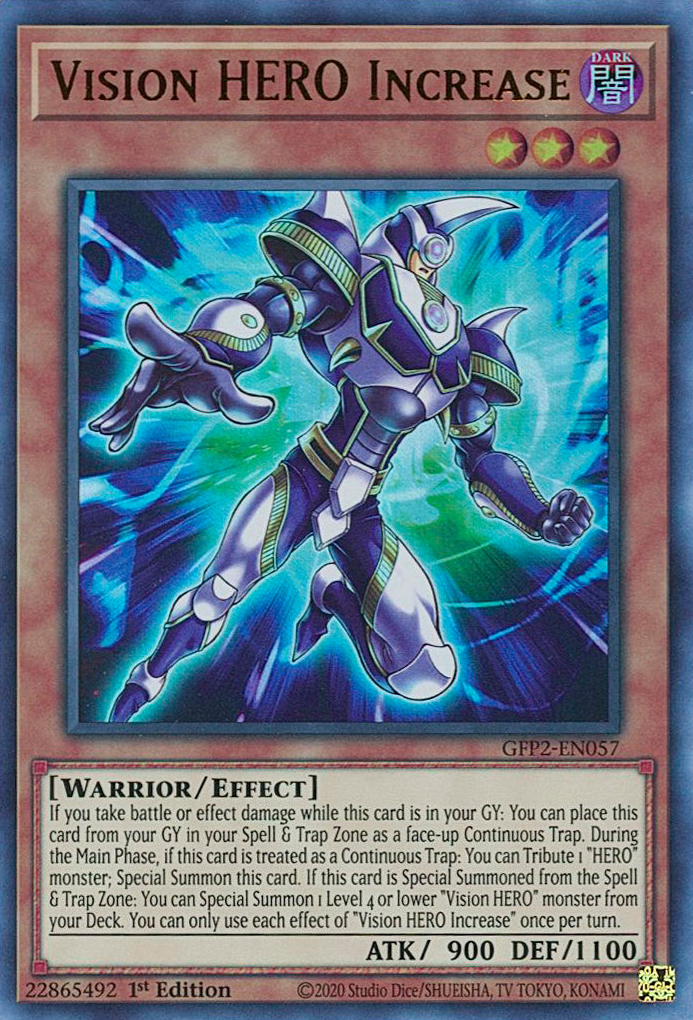 Vision HERO Increase [GFP2-EN057] Ultra Rare | Good Games Morley