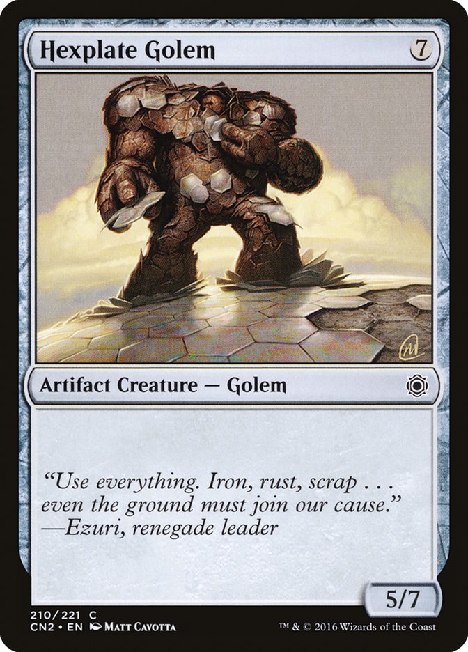 Hexplate Golem [Conspiracy: Take the Crown] | Good Games Morley