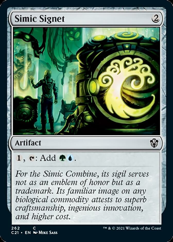 Simic Signet [Commander 2021] | Good Games Morley
