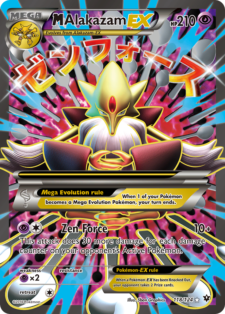 M Alakazam EX (118/124) [XY: Fates Collide] | Good Games Morley