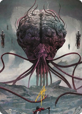 Elder Brain Art Card (Gold-Stamped Signature) [Commander Legends: Battle for Baldur's Gate Art Series] | Good Games Morley