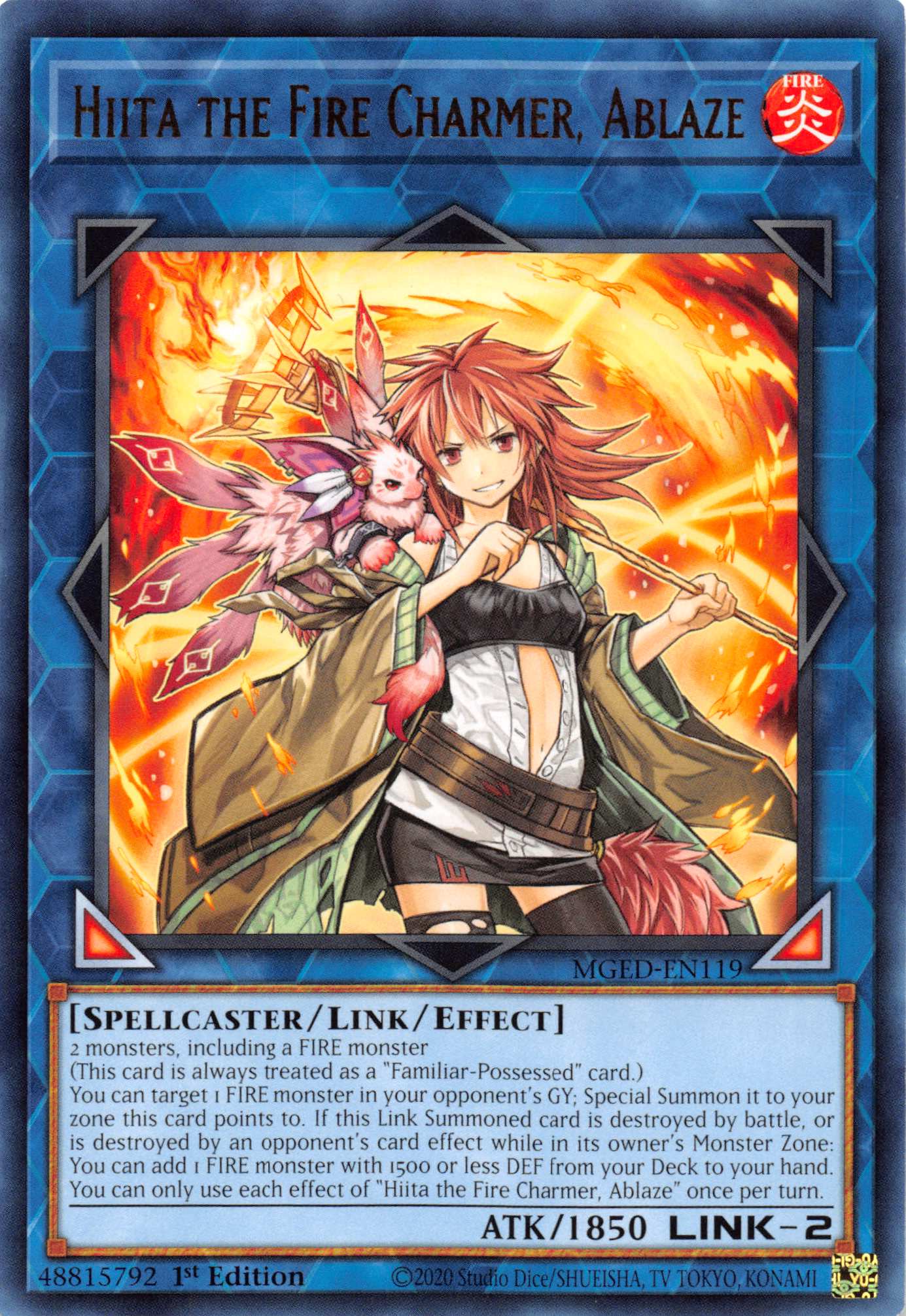 Hiita the Fire Charmer, Ablaze [MGED-EN119] Rare | Good Games Morley