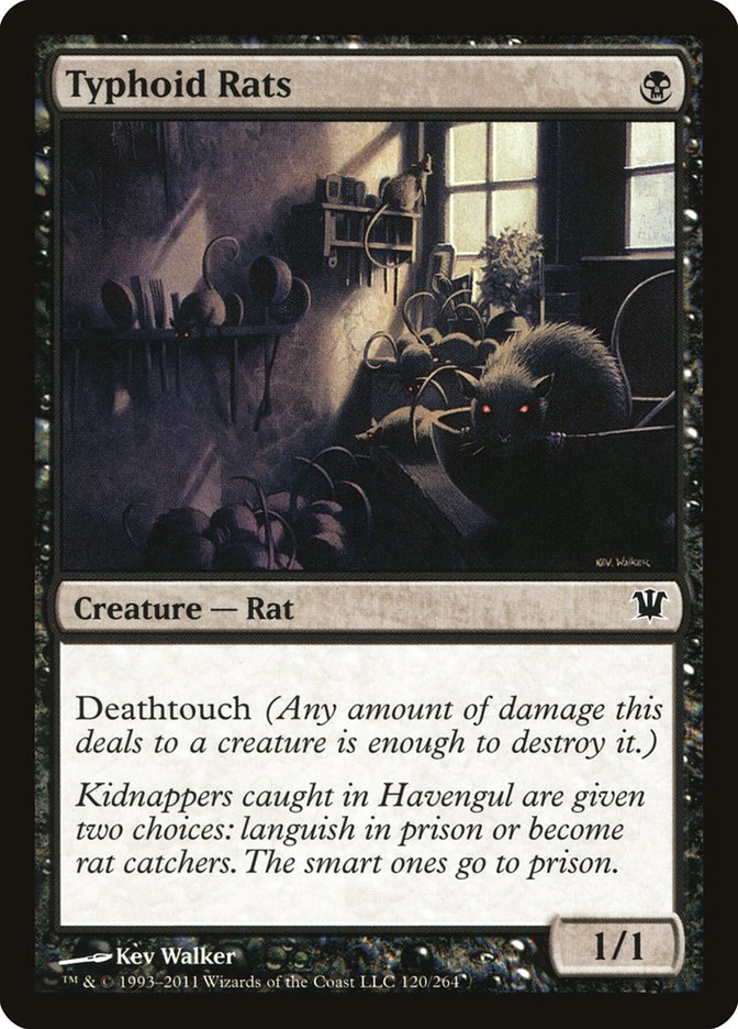Typhoid Rats [Innistrad] | Good Games Morley