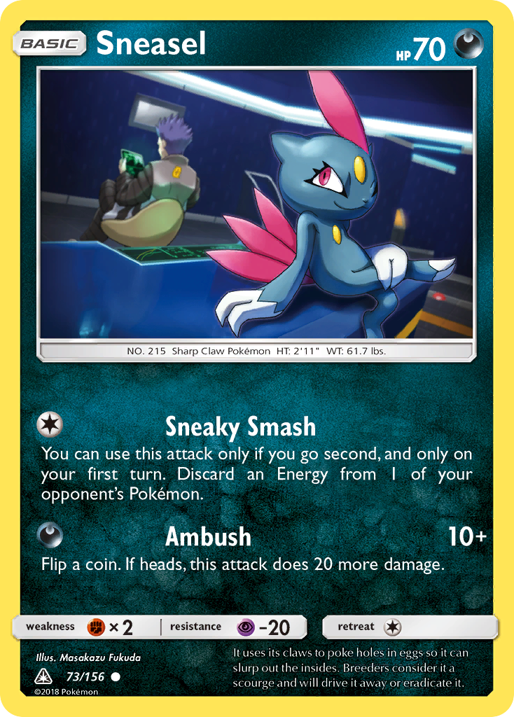 Sneasel (73/156) [Sun & Moon: Ultra Prism] | Good Games Morley