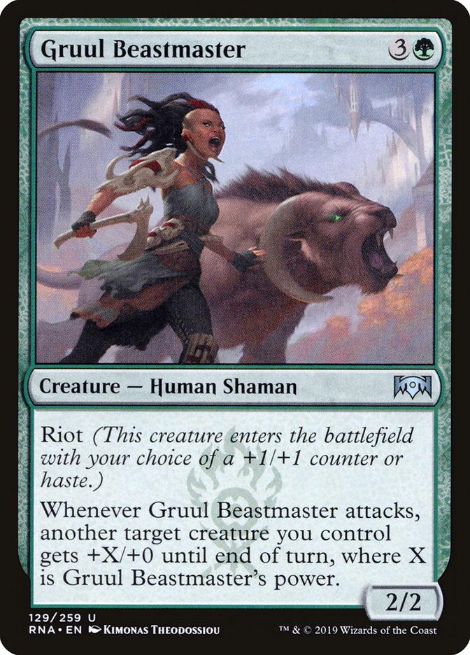 Gruul Beastmaster [Ravnica Allegiance] | Good Games Morley