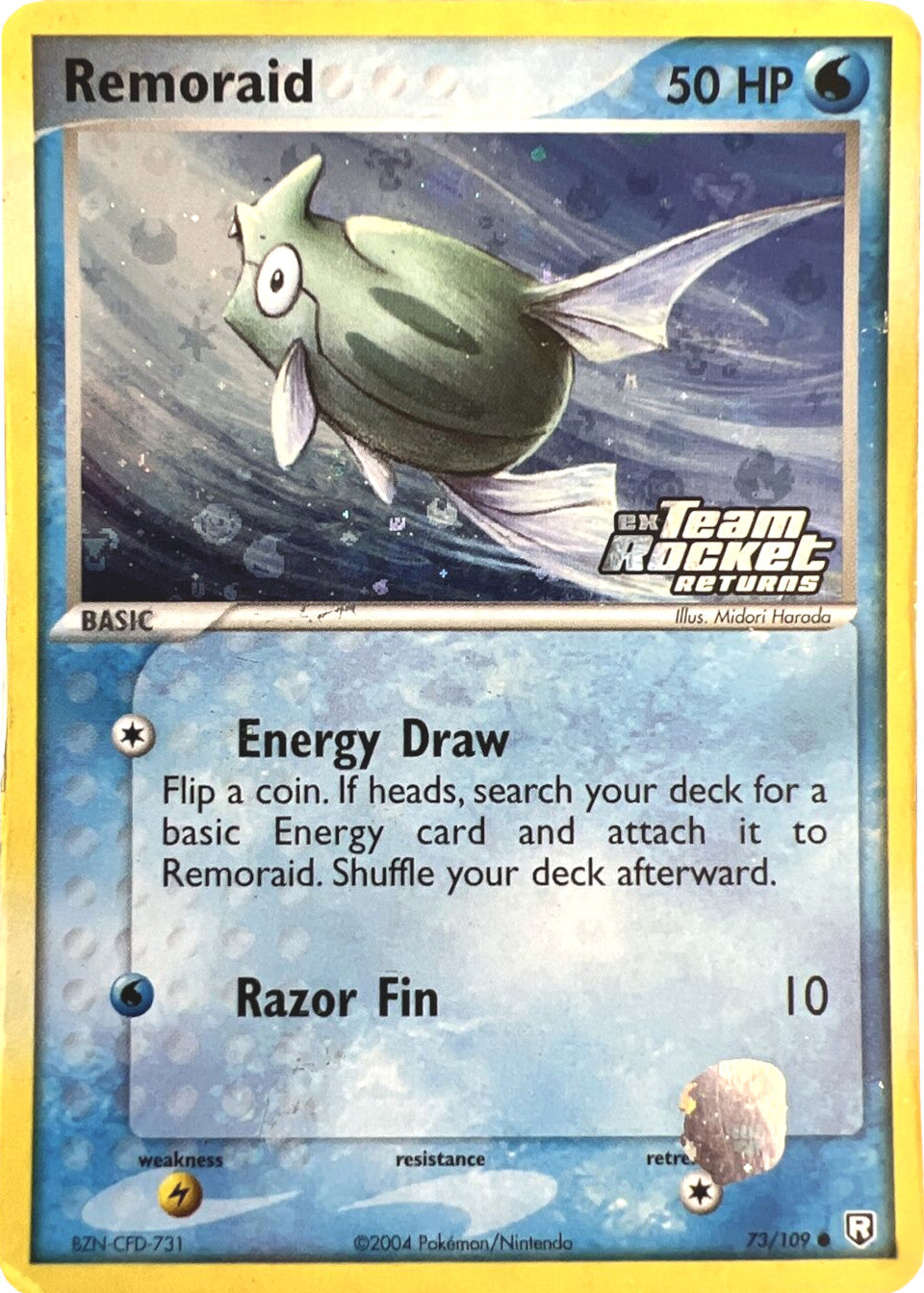 Remoraid (73/109) (Stamped) [EX: Team Rocket Returns] | Good Games Morley