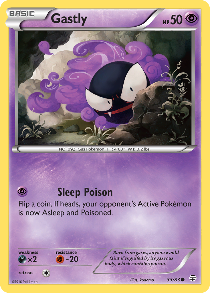 Gastly (33/83) [XY: Generations] | Good Games Morley