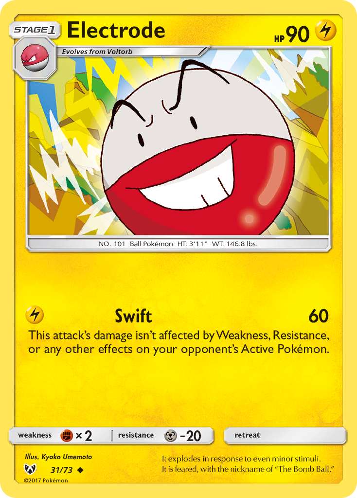 Electrode (31/73) [Sun & Moon: Shining Legends] | Good Games Morley