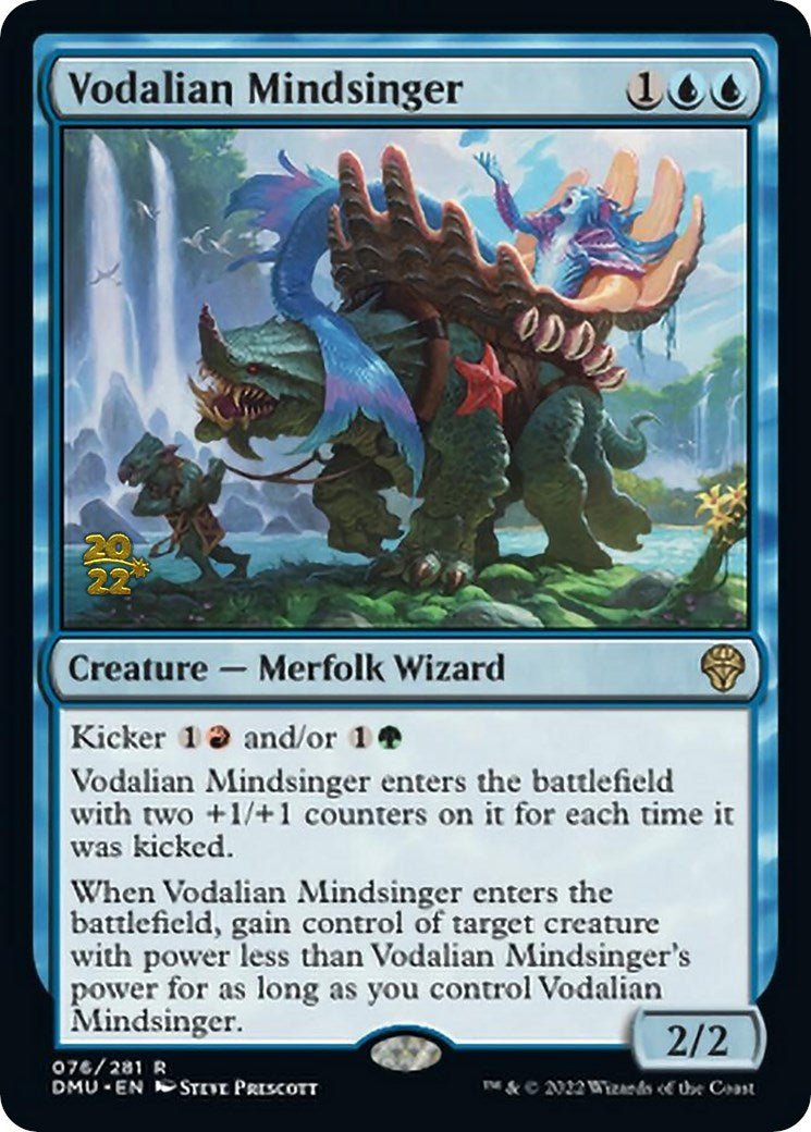 Vodalian Mindsinger [Dominaria United Prerelease Promos] | Good Games Morley