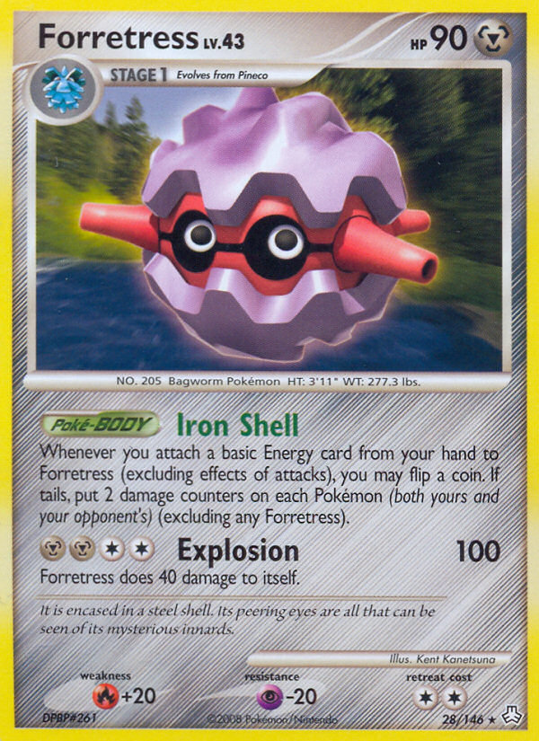 Forretress (28/146) [Diamond & Pearl: Legends Awakened] | Good Games Morley