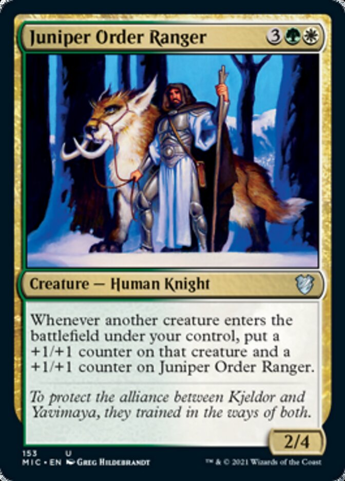 Juniper Order Ranger [Innistrad: Midnight Hunt Commander] | Good Games Morley