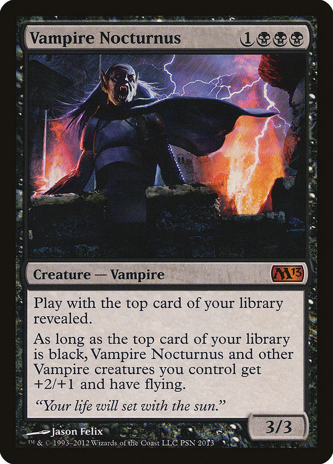 Vampire Nocturnus (Duels of the Planeswalkers Promos) [Duels of the Planeswalkers Promos 2012] | Good Games Morley