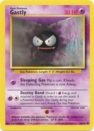 Gastly (50/102) [Base Set Unlimited] | Good Games Morley