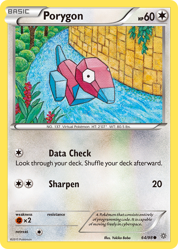 Porygon (64/98) [XY: Ancient Origins] | Good Games Morley