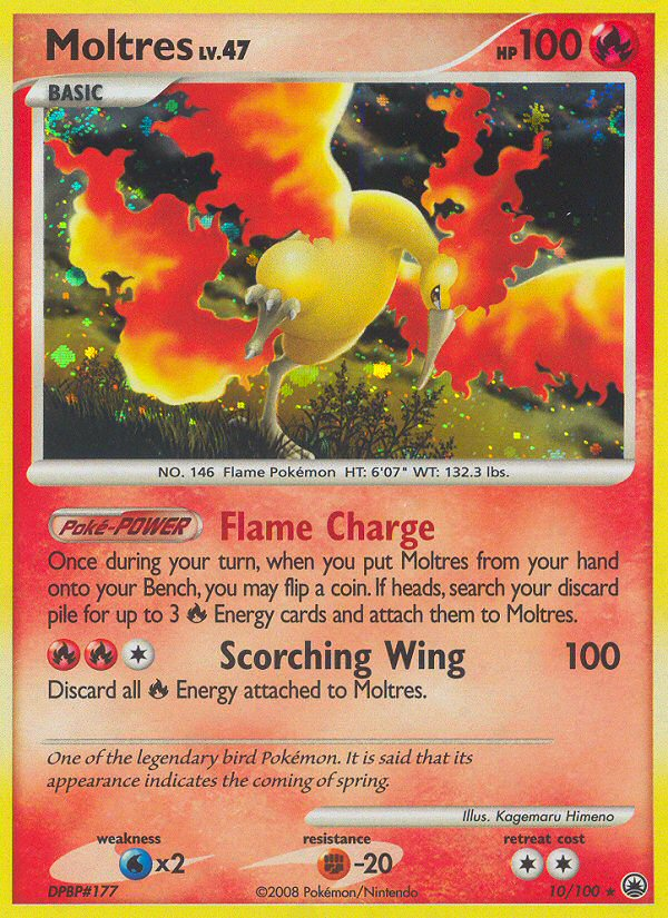 Moltres (10/100) [Diamond & Pearl: Majestic Dawn] | Good Games Morley