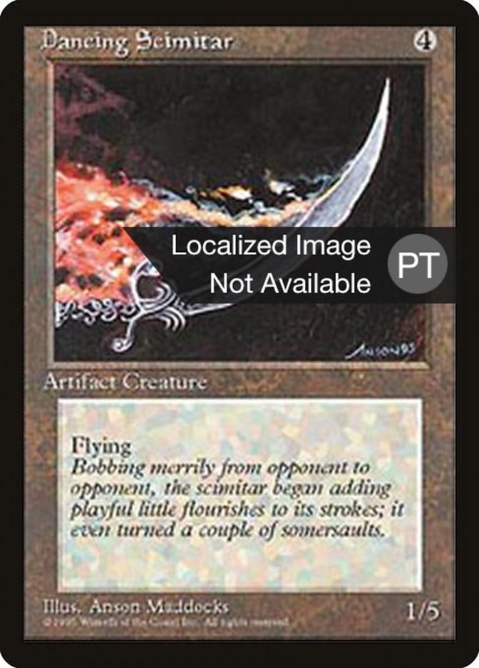 Dancing Scimitar [Fourth Edition (Foreign Black Border)] | Good Games Morley