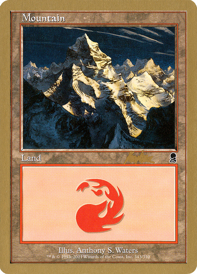 Mountain (bk343) (Brian Kibler) [World Championship Decks 2002] | Good Games Morley