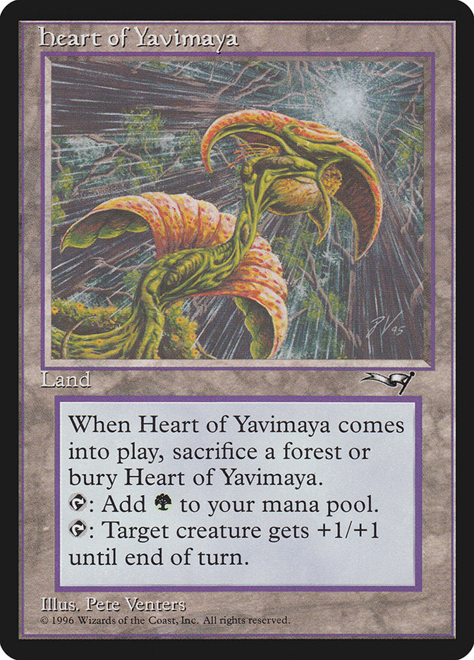 Heart of Yavimaya [Alliances] | Good Games Morley