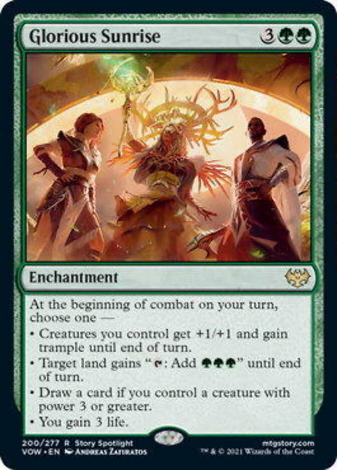 Glorious Sunrise [Innistrad: Crimson Vow] | Good Games Morley