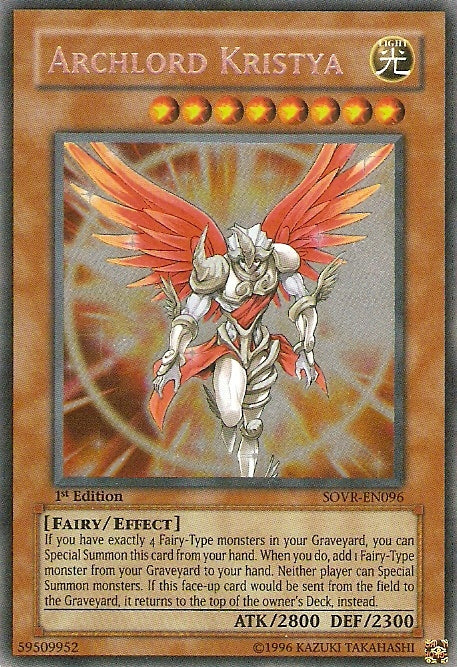 Archlord Kristya [SOVR-EN096] Secret Rare | Good Games Morley