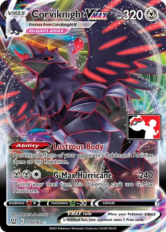 Corviknight VMAX (110/163) [Prize Pack Series One] | Good Games Morley