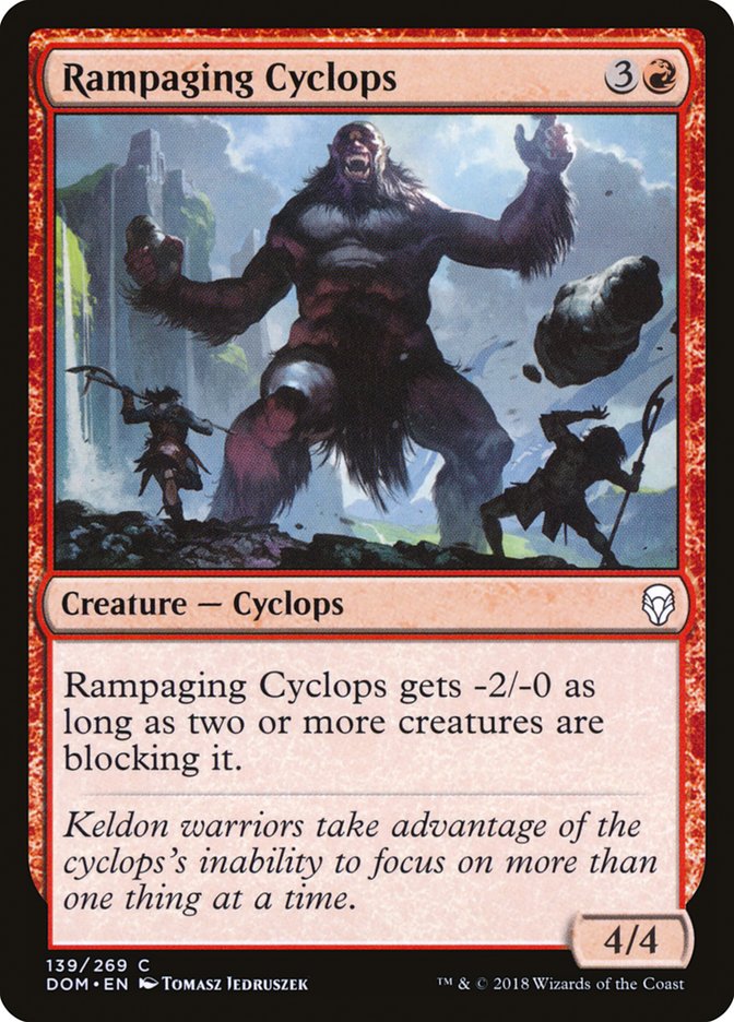 Rampaging Cyclops [Dominaria] | Good Games Morley