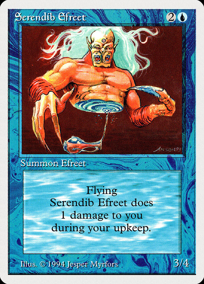 Serendib Efreet [Summer Magic / Edgar] | Good Games Morley
