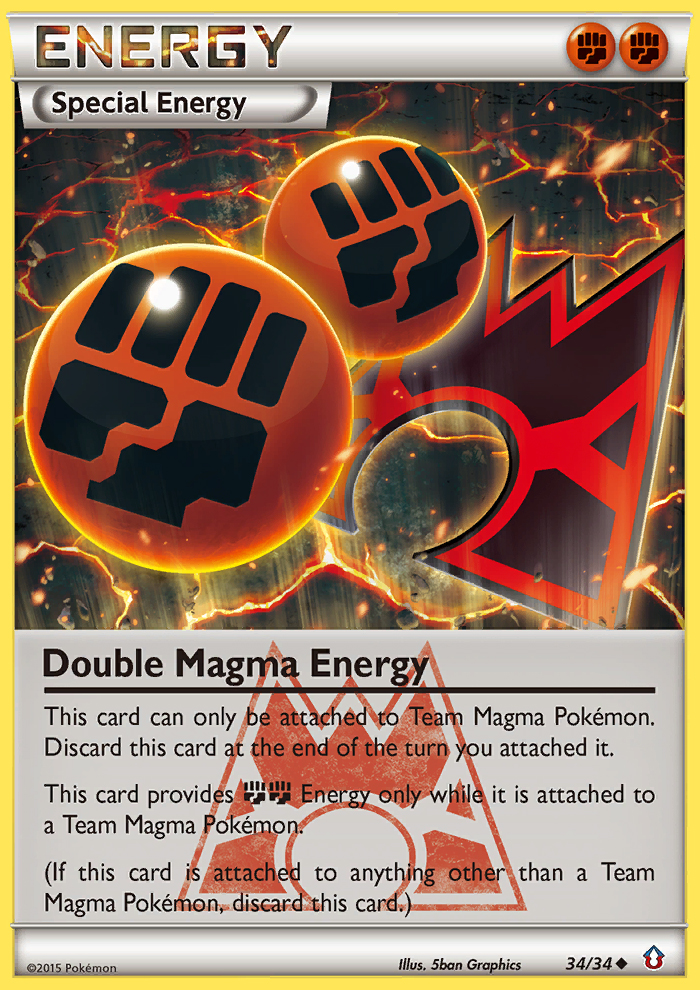 Double Magma Energy (34/34) [XY: Double Crisis] | Good Games Morley