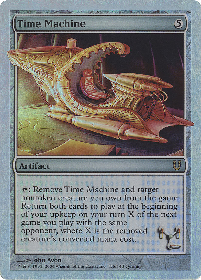 Time Machine (Alternate Foil) [Unhinged] | Good Games Morley