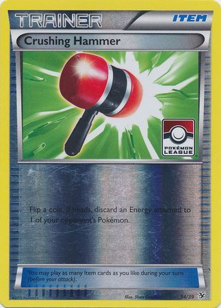 Crushing Hammer (34/39) (League Promo) [XY: Kalos Starter Set] | Good Games Morley