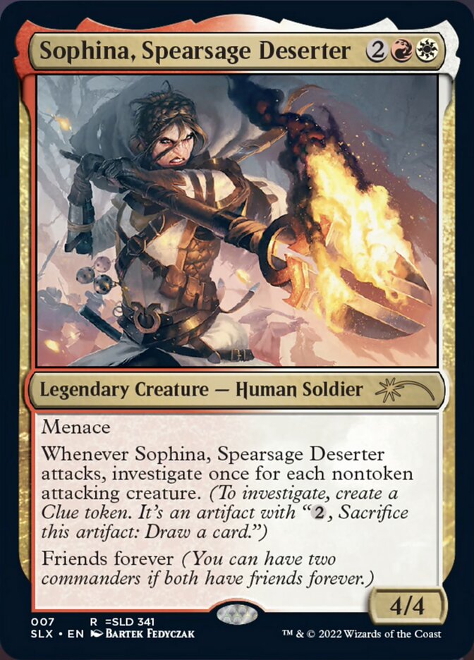 Sophina, Spearsage Deserter [Secret Lair: Universes Within] | Good Games Morley