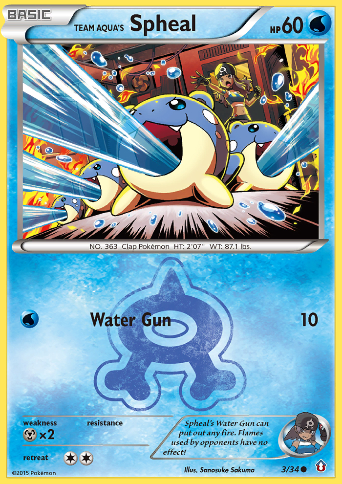 Team Aqua's Spheal (3/34) [XY: Double Crisis] | Good Games Morley