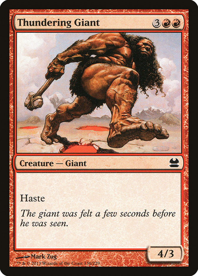 Thundering Giant [Modern Masters] | Good Games Morley
