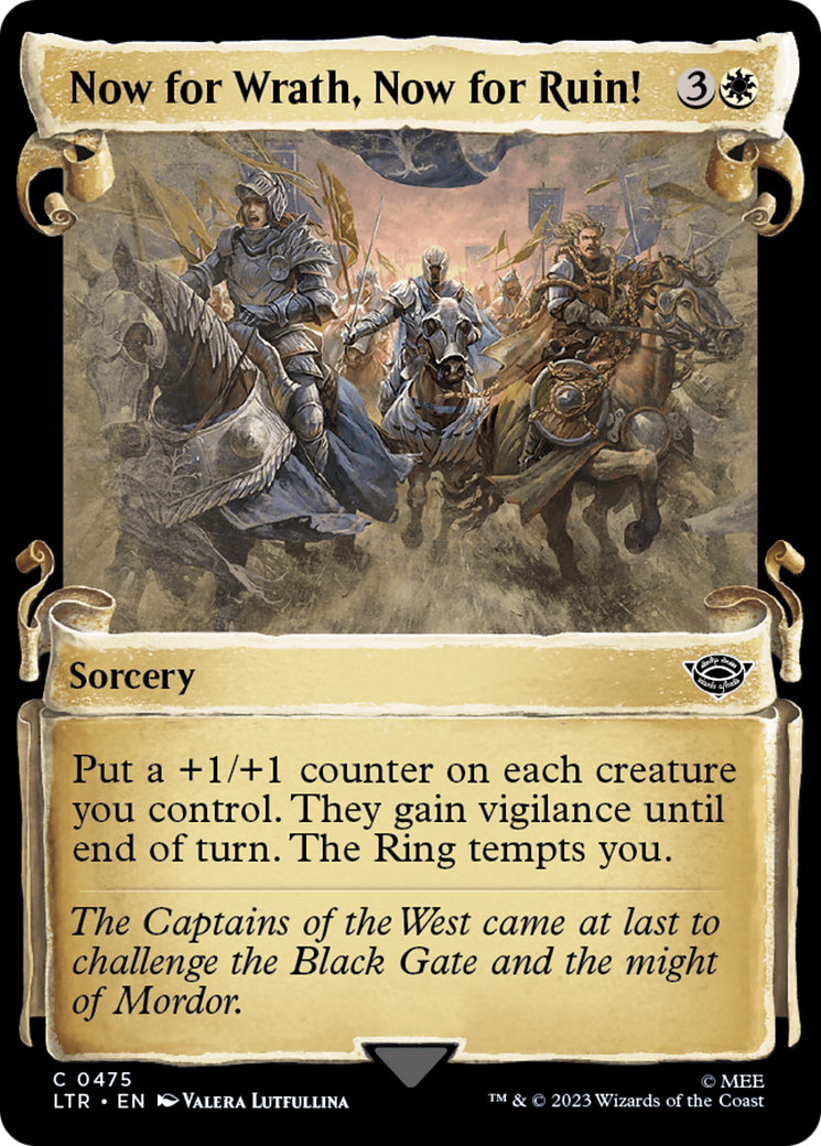 Now for Wrath, Now for Ruin! [The Lord of the Rings: Tales of Middle-Earth Showcase Scrolls] | Good Games Morley