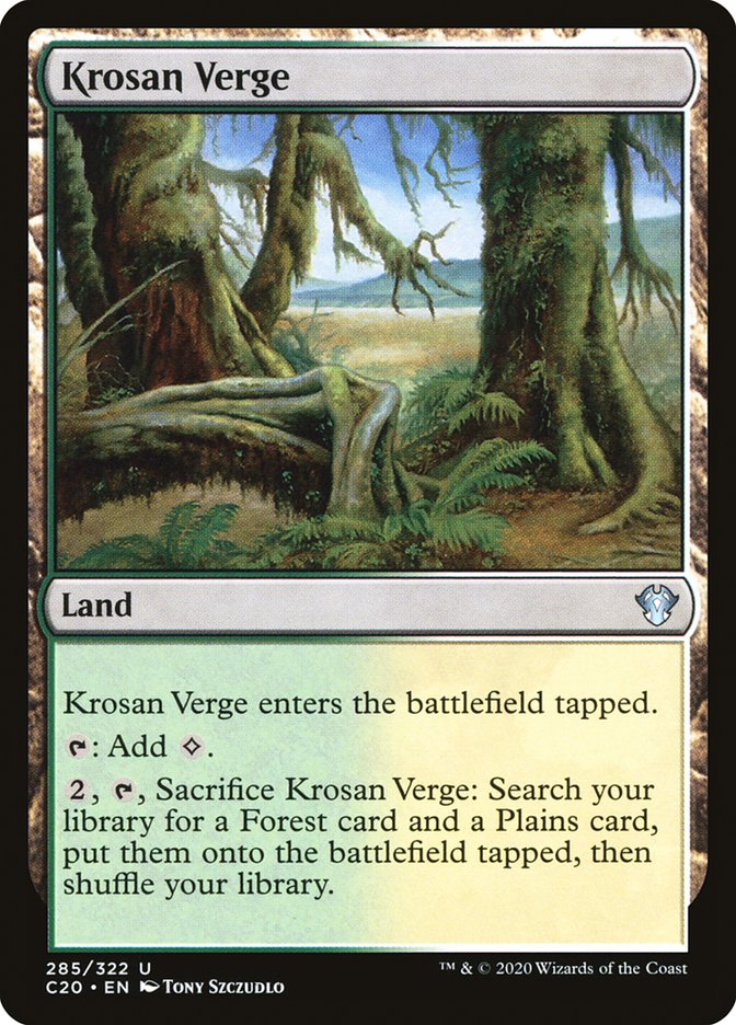 Krosan Verge [Commander 2020] | Good Games Morley
