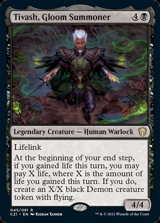 Tivash, Gloom Summoner [Commander 2021] | Good Games Morley