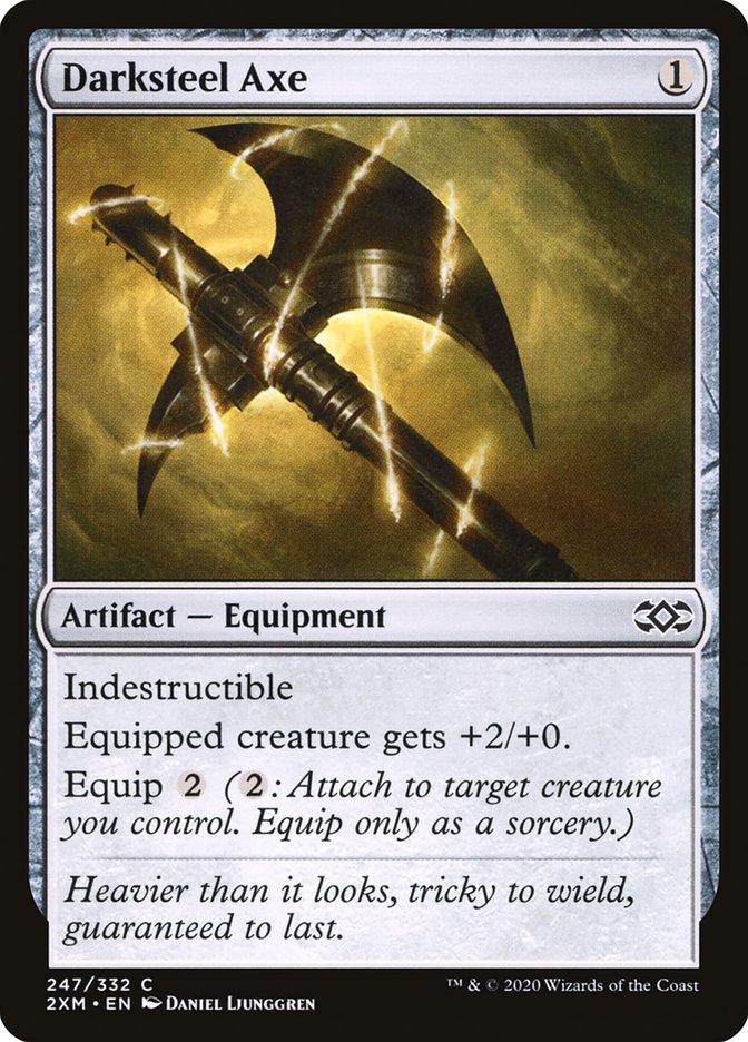 Darksteel Axe [Double Masters] | Good Games Morley