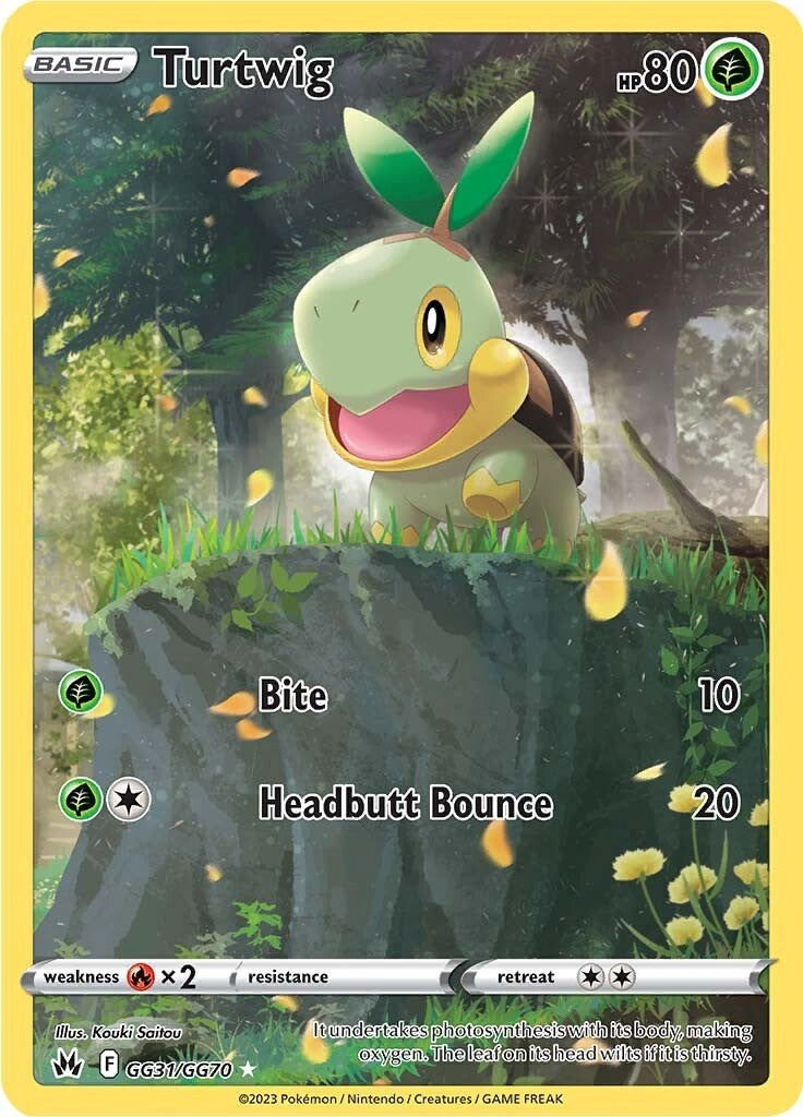 Turtwig (GG31/GG70) [Sword & Shield: Crown Zenith] | Good Games Morley