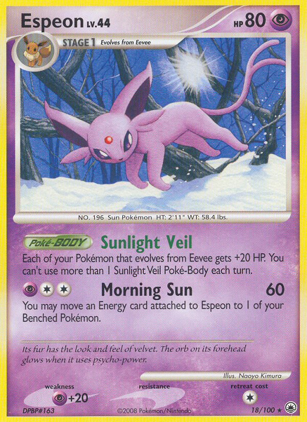 Espeon (18/100) [Diamond & Pearl: Majestic Dawn] | Good Games Morley