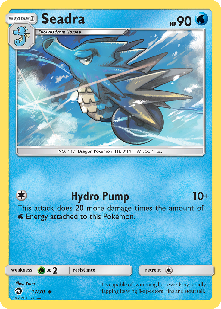 Seadra (17/70) [Sun & Moon: Dragon Majesty] | Good Games Morley