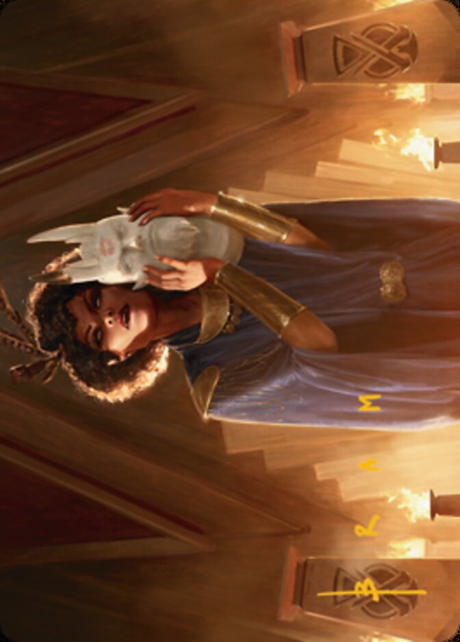 Cormela, Glamour Thief Art Card (Gold-Stamped Signature) [Streets of New Capenna Art Series] | Good Games Morley