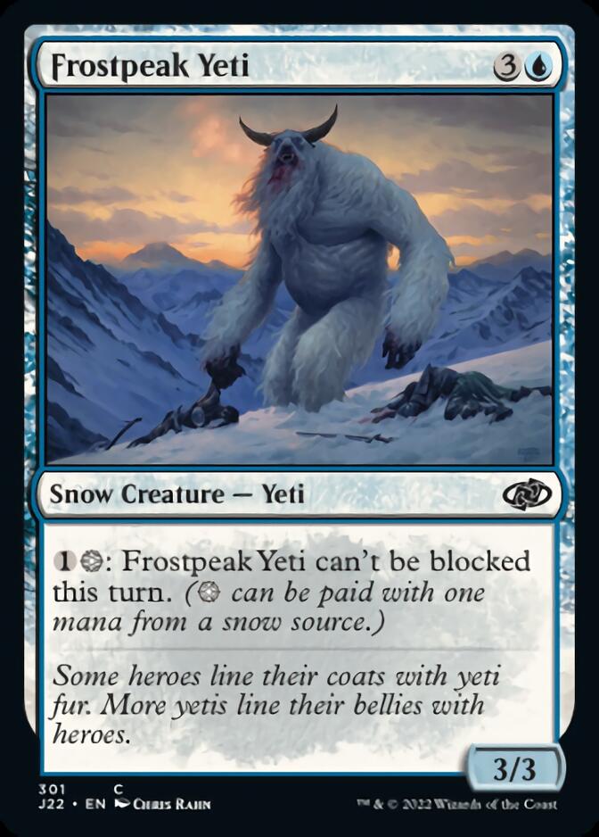Frostpeak Yeti [Jumpstart 2022] | Good Games Morley