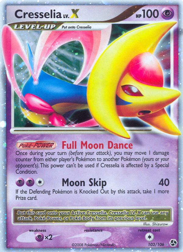 Cresselia LV.X (103/106) [Diamond & Pearl: Great Encounters] | Good Games Morley