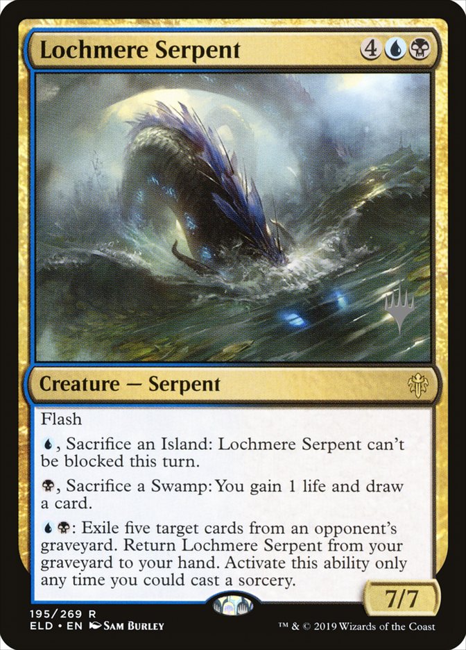 Lochmere Serpent (Promo Pack) [Throne of Eldraine Promos] | Good Games Morley