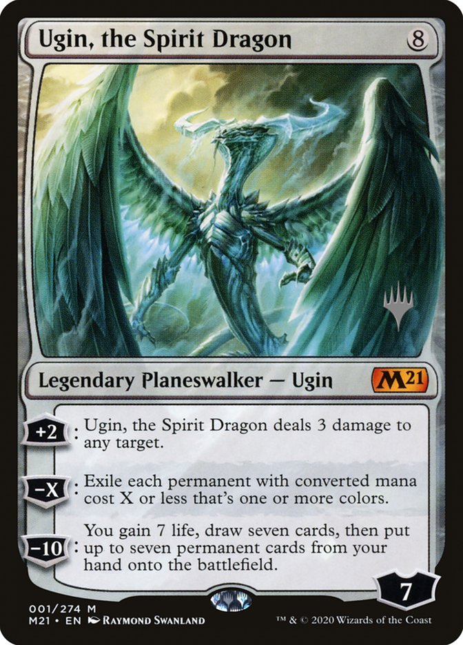 Ugin, the Spirit Dragon (Promo Pack) [Core Set 2021 Promos] | Good Games Morley