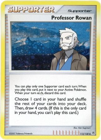 Professor Rowan (112/130) (Cosmos Holo) [Diamond & Pearl: Base Set] | Good Games Morley