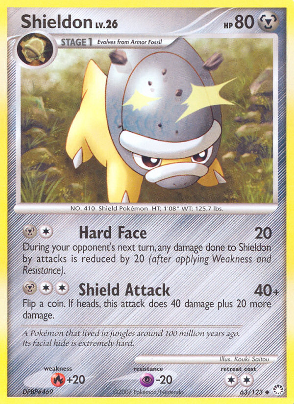 Shieldon (63/123) [Diamond & Pearl: Mysterious Treasures] | Good Games Morley