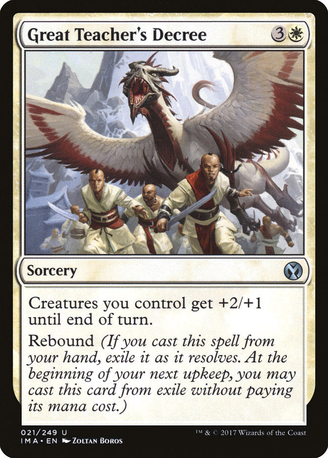 Great Teacher's Decree [Iconic Masters] | Good Games Morley