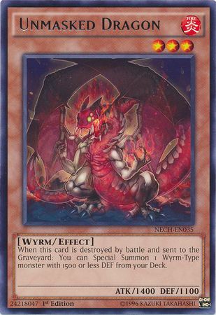 Unmasked Dragon [NECH-EN035] Rare | Good Games Morley